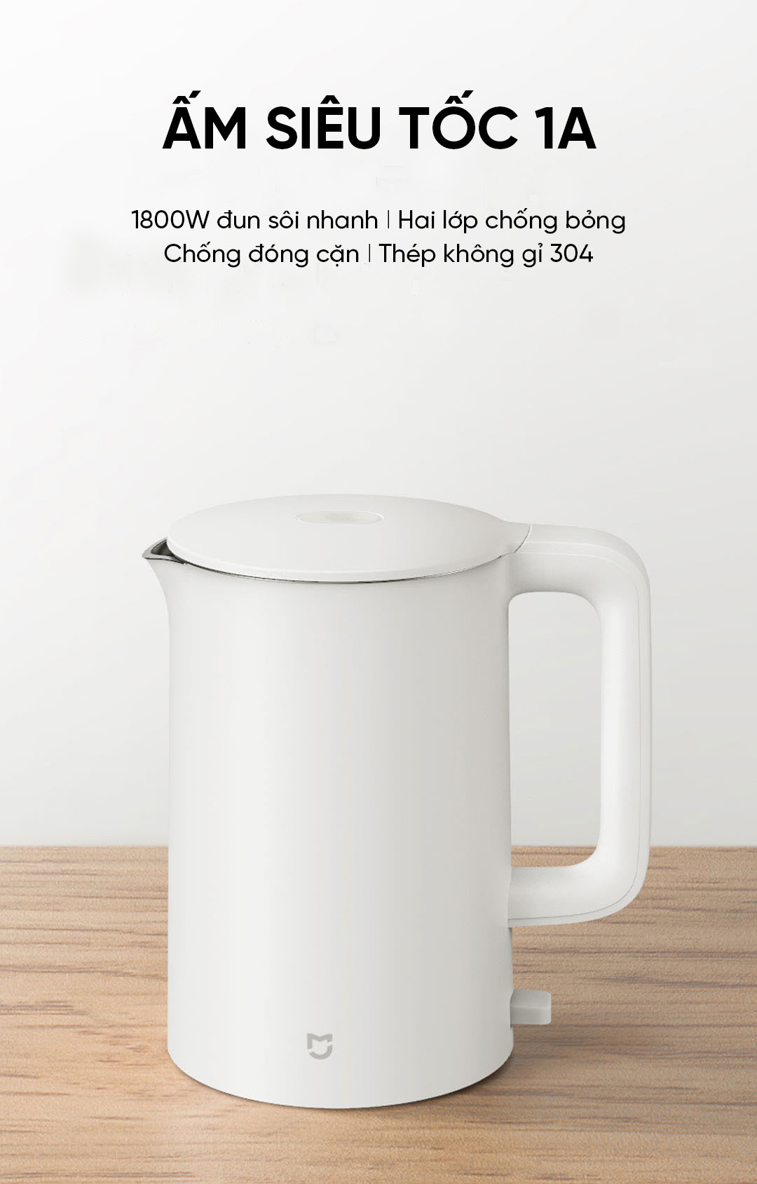 Ấm siêu tốc 1.5l xiaomi 1a - mjdsh02ym