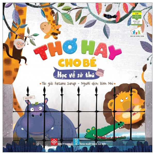 Fahasa - thơ hay cho bé - học về sở thú