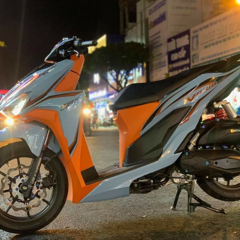 Tem xe vario tem rời crom bóng cao cấp