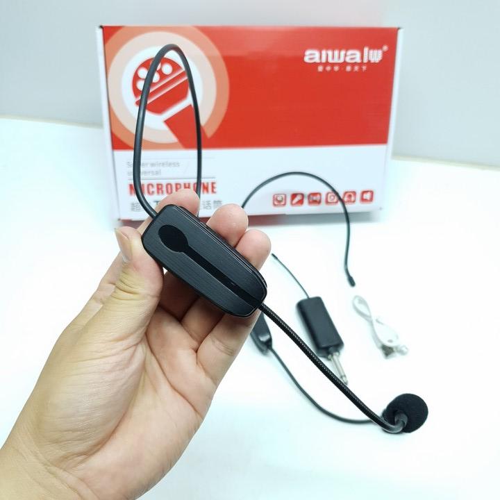 Micro đeo tai Awalw UF-5 micro không dây UHF ( Đen )