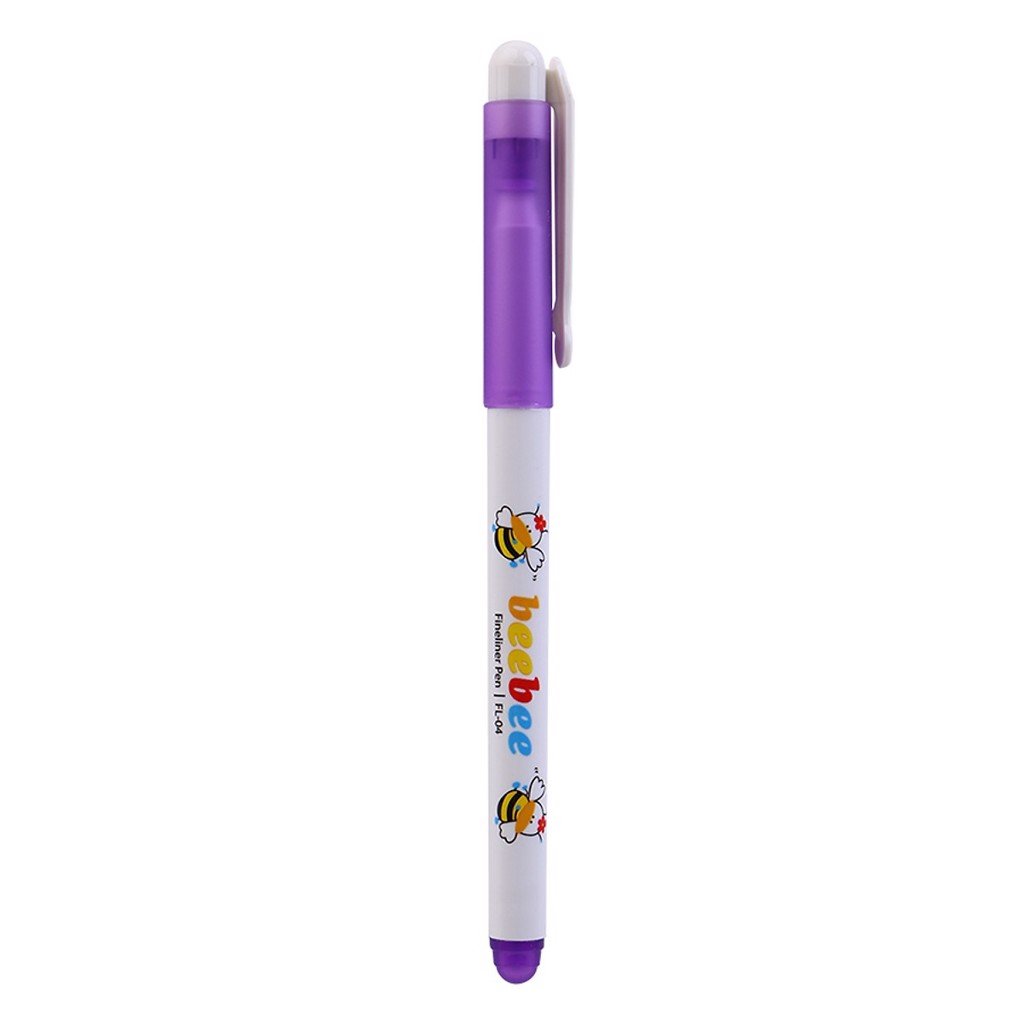01 Cây Bút lông kim BeeBee FL04 - Mực tím