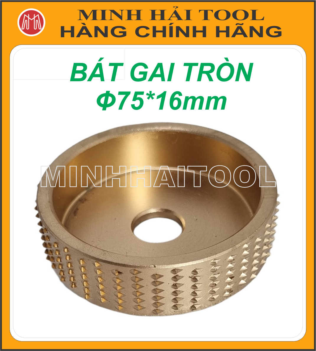 Đĩa chà gỗ gai lồi, gai vát, gai cong, bát chà gỗ tròn
