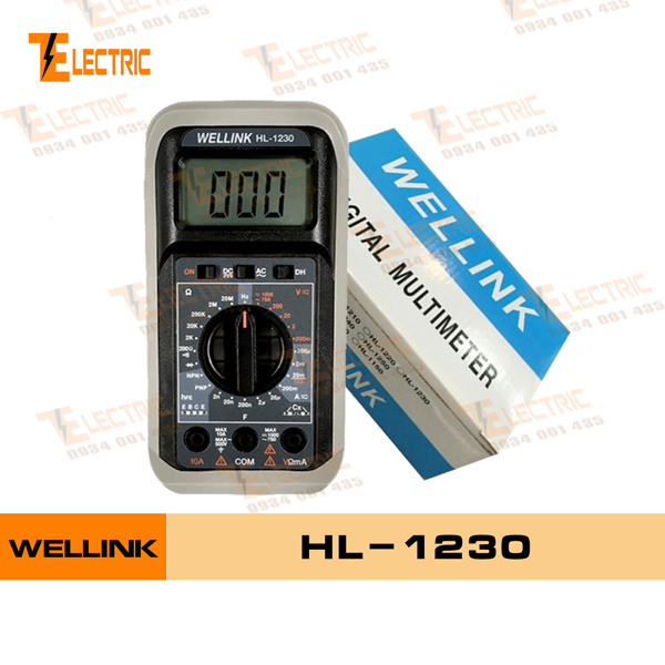 [HCM]ĐỒNG HỒ ĐO VẠN NĂNG WELLINK HL - 1230