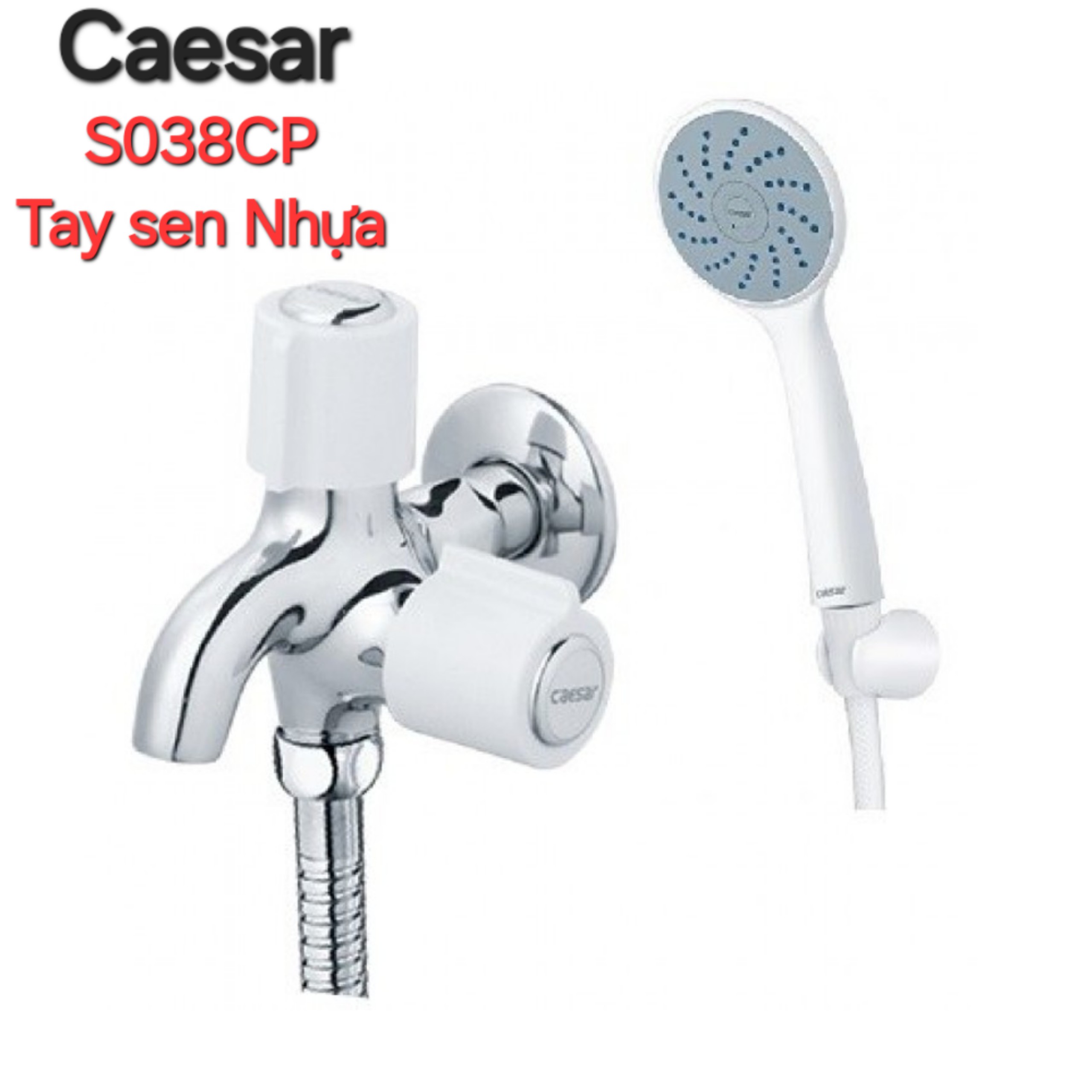Vòi sen tắm caesar s038cp lạnh