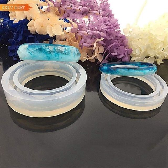 Khuôn Silicone Đổ Vòng Tay Resin Đa Giác - Trường Thịnh Sài Gòn