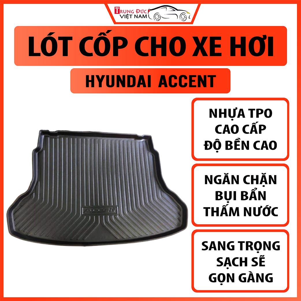 Lót cốp nhựa cho xe HUYNDAI ACCENT