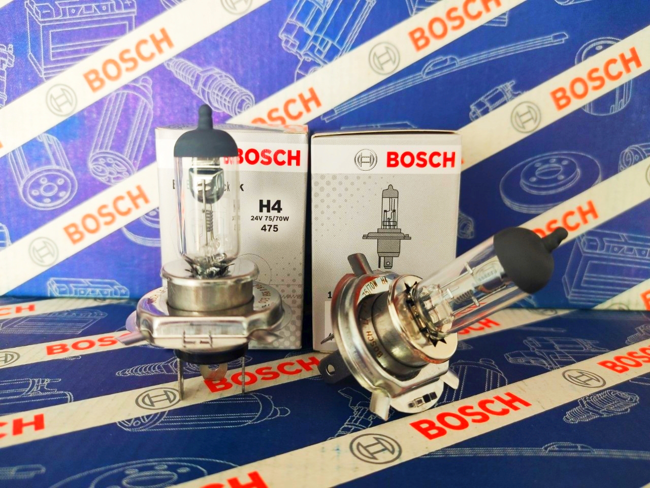 Bóng Đèn Xe Tải Bosch H7 24V 70W (Hộp 1 Bóng)
