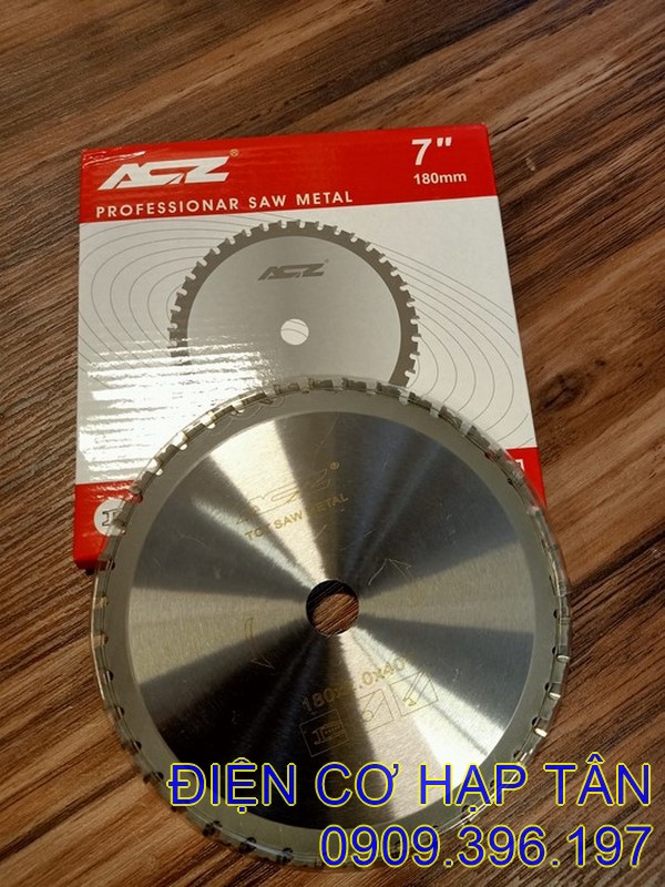 LƯỠI CẮT SẮT HỢP KIM  ACZ - 180mm
