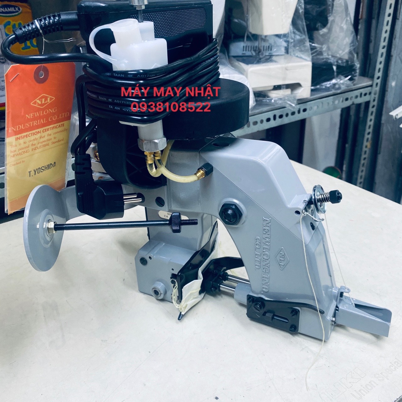 MÁY MAY KHÂU BAO CẦM TAY NHẬT NEWLONG NP-7