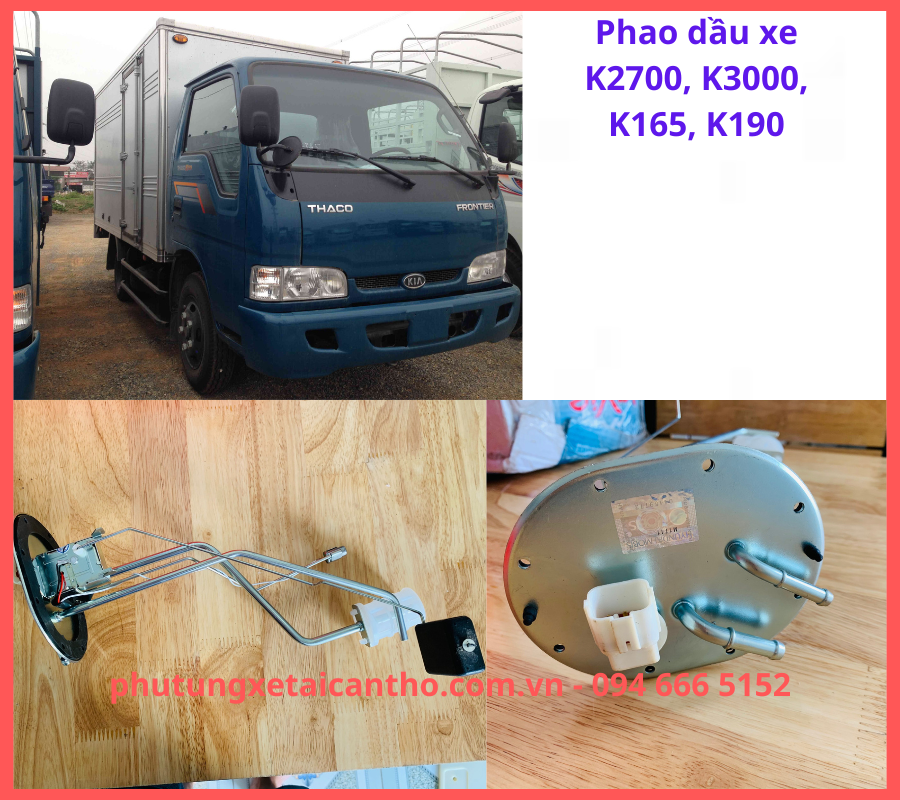 Phao báo dầu xe kia k2700, k3000, k165, k190, k140, k125, k135
