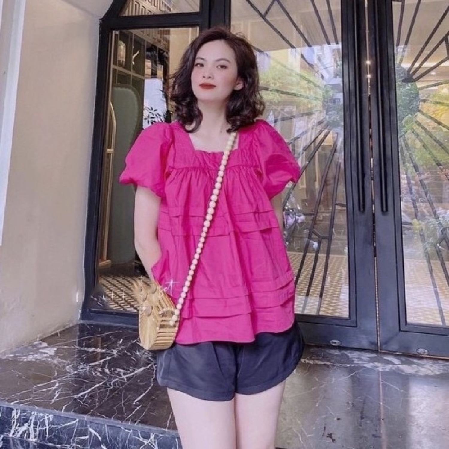 [Mã 44FASHIONSALE560 giảm 10K đơn 50K] Sét bộ Babydoll bigzie 48-95kg