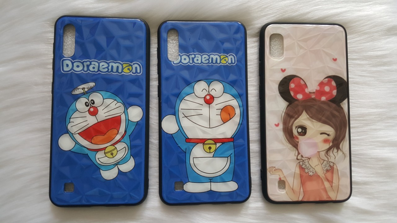 Ốp lưng 3D kim cương Doraemon Samsung Galaxy A10