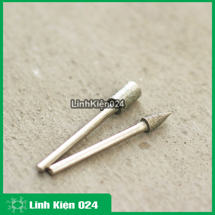 Đầu mài kim cương trục 3mm