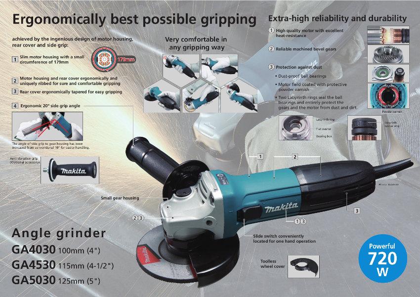 100mm Máy mài Makita GA4030