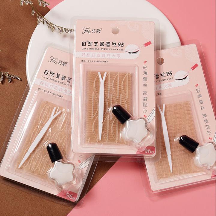 Miếng dán kích mí dạng lưới - tặng keo dán