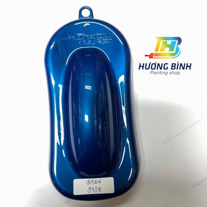 Sơn xịt Samurai màu Xanh Jackal - S137 (cần sử dụng với nền màu Bạc mới lên được màu chuẩn và đẹp)