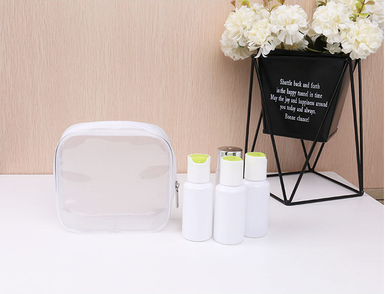 Túi đựng mỹ phẩm du lịch Pure White