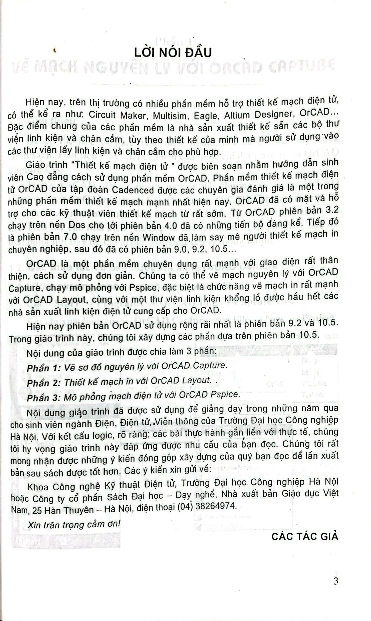 Giáo Trình Thiết Kế Mạch Điện Tử