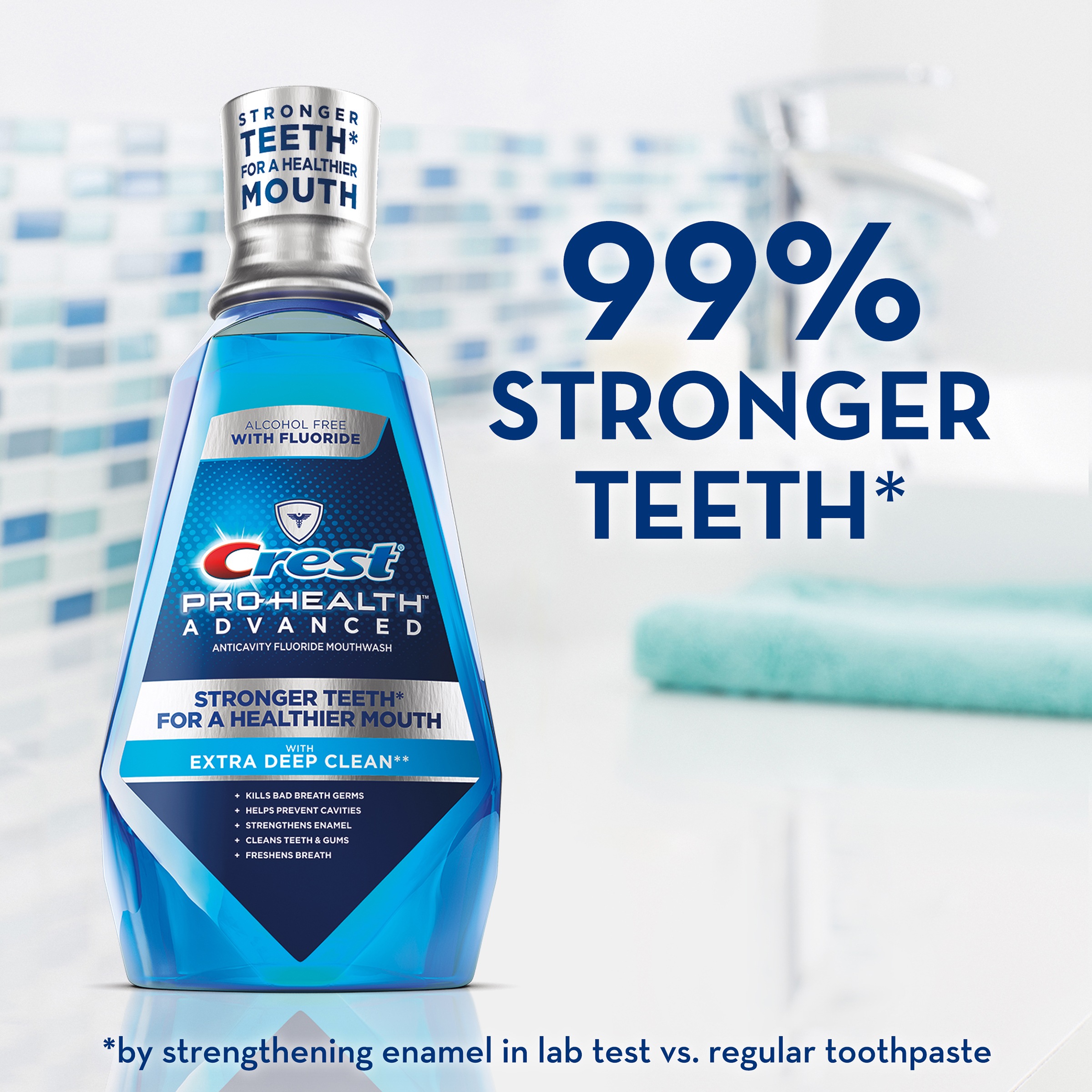 Nước súc miệng Crest Pro-Health Advanced Mouthwash Multi Protection (1L)