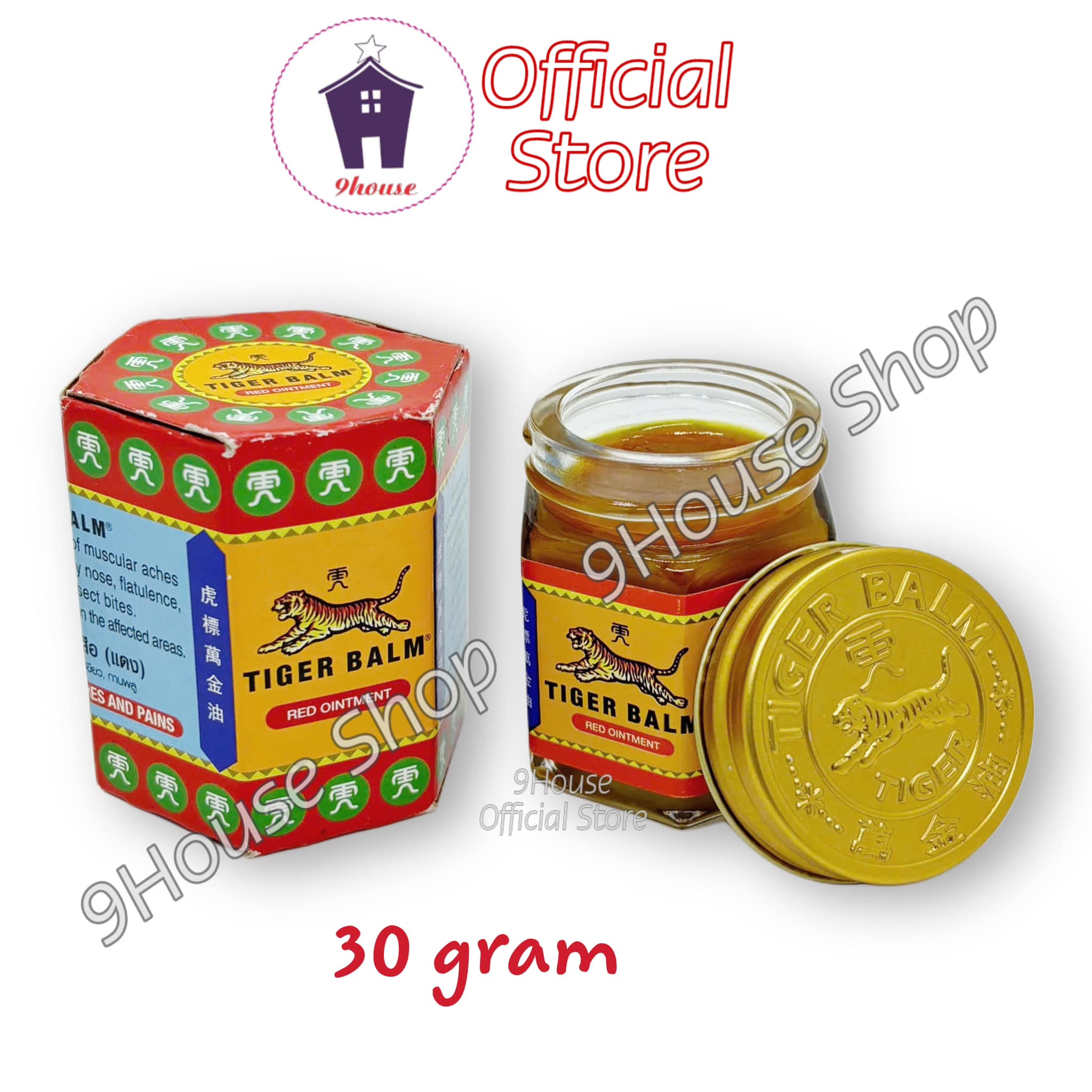 Dầu Cù Là Con Hổ Đỏ Thái Lan RED TIGER BALM (19,4gram)