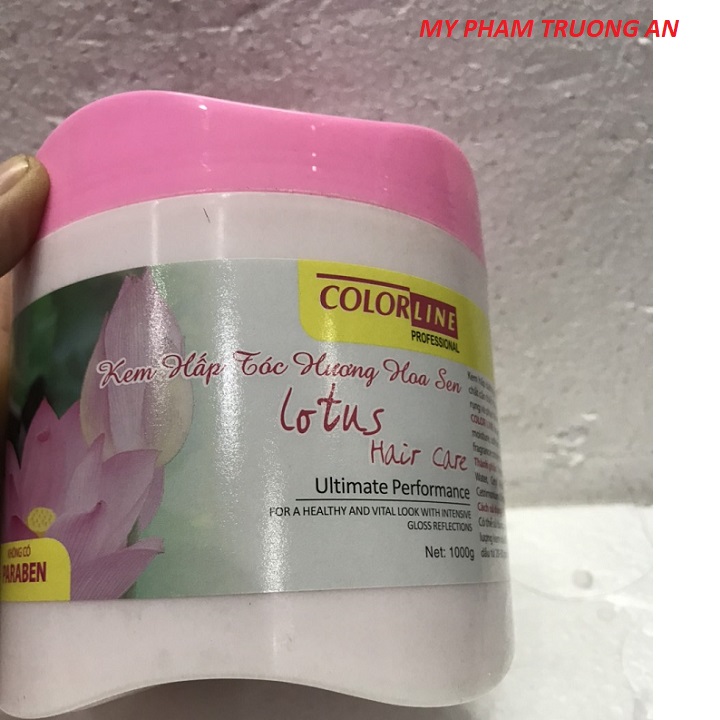 Kem ủ tóc hương hoa sen