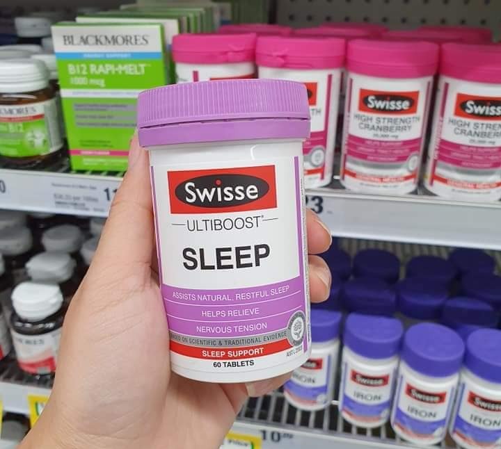Swisse Ultiboost Sleep - Viên uống ngủ ngon swisse Úc