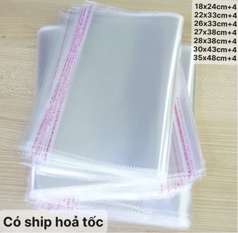 TÚI BÓNG KÍNH, TÚI OPP DÁN MIỆNG 100G
