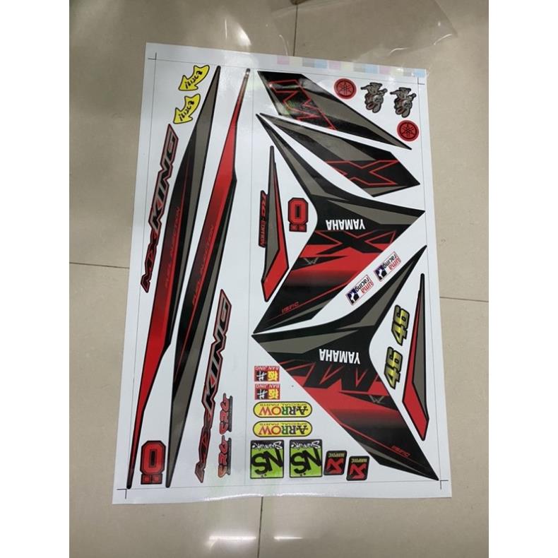[ QUÍ KHÁCH VUI LÒNG MANG TEM RA TIỆM CHO THỢ DÁN] TEM RỜI xe Exciter 150 mx king