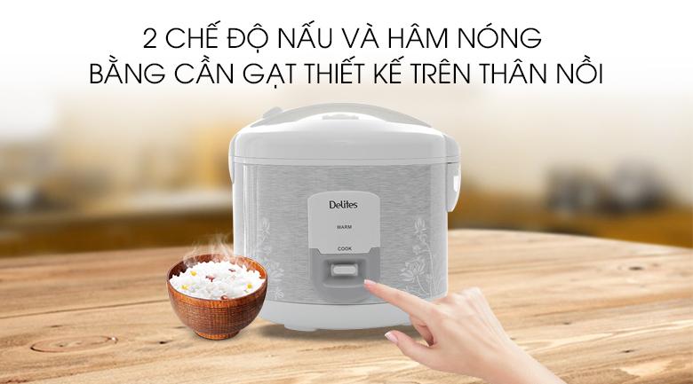 Nồi cơm điện delites 1.8 lít ncg1805