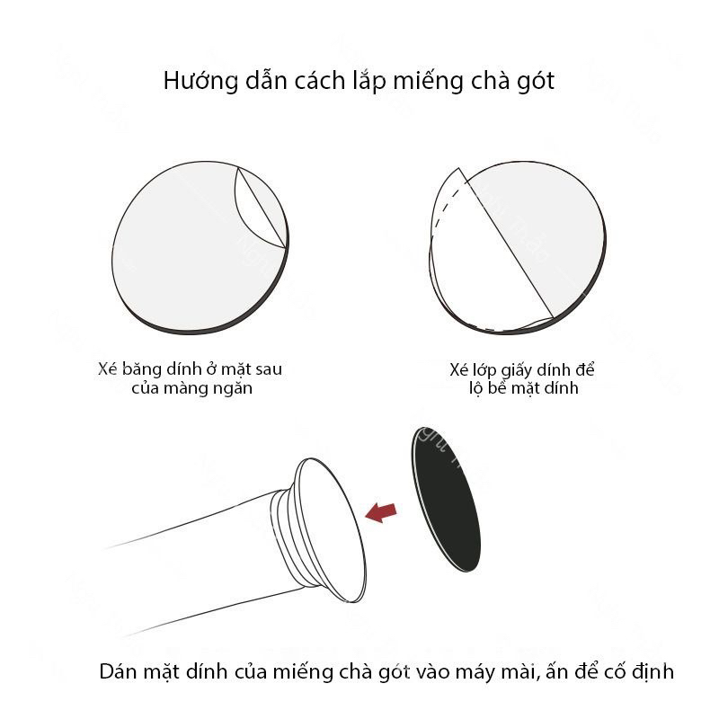 MIẾNG NHÁM CHÀ GÓT THAY THẾ - MÁY CHÀ GÓT CHUYÊN DỤNG NGÀNH NAIL