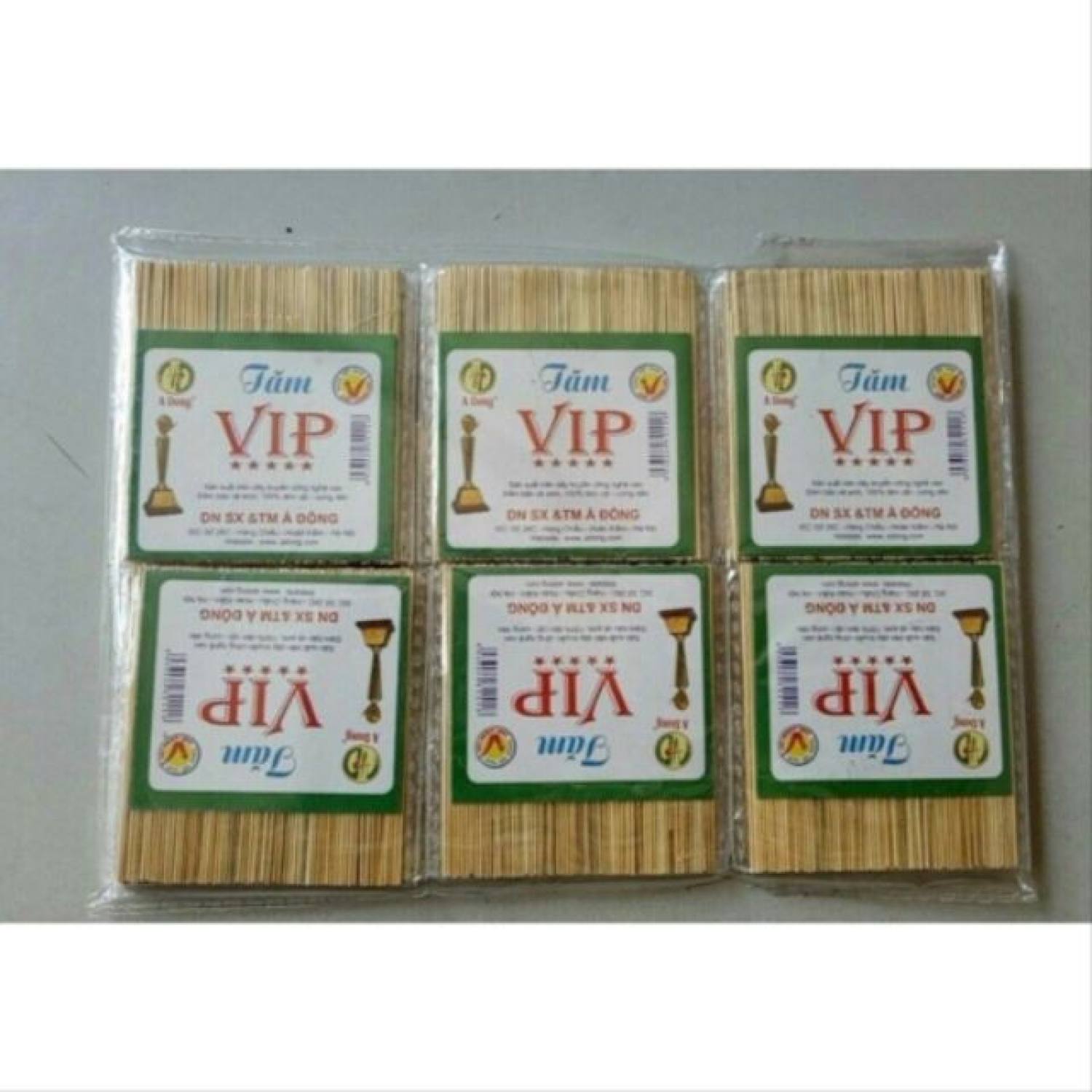 Vỉ 30 gói tăm xỉa răng Vip, tăm tre xỉa răng Không gẫy