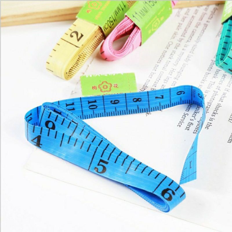 Thước Dây May Đồ, Dụng Cụ 3 Vòng, Đo Chiều Cao Thước Dây 1M5 Giao Màu Ngẫu Nhiên BELLAR DA01