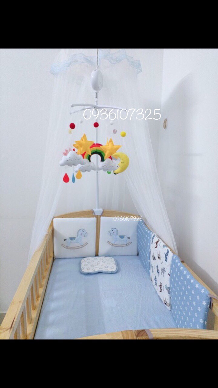 Treo nôi cho bé sơ sinh hình cầu vồng