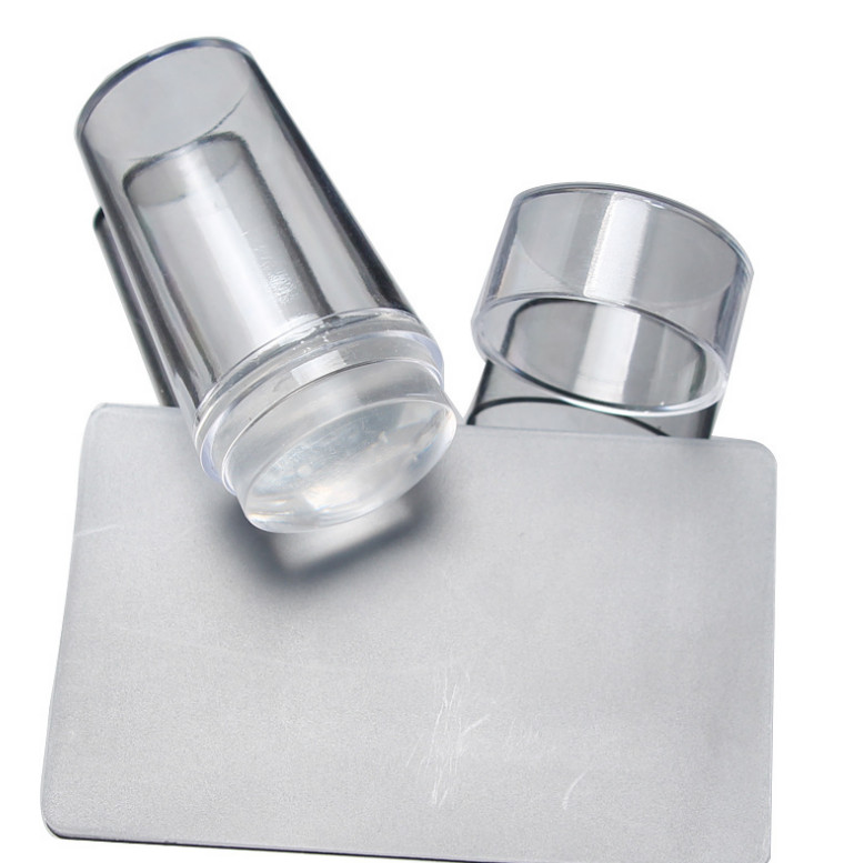 Con dấu silicon in hình nên móng tay