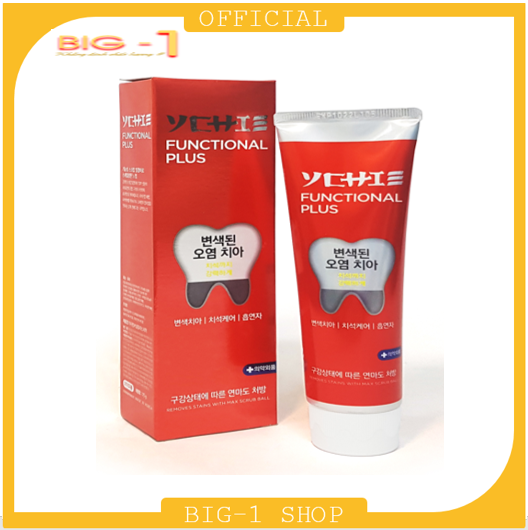 Kem đánh răng Hàn Quốc YCHIE FUNCTIONAL PLUS ngừa sâu răng ố màu