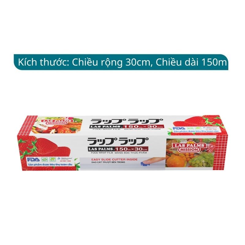 Màng bọc thực phẩm tự hủy sinh học Laspalm 400( 30*300)