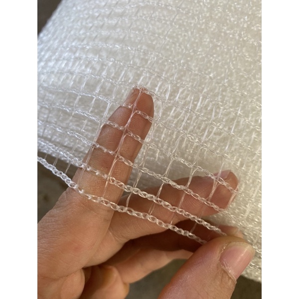 Lưới cước trắng rào gà, làm vườn, chegnh khổ cao 1 mét 2