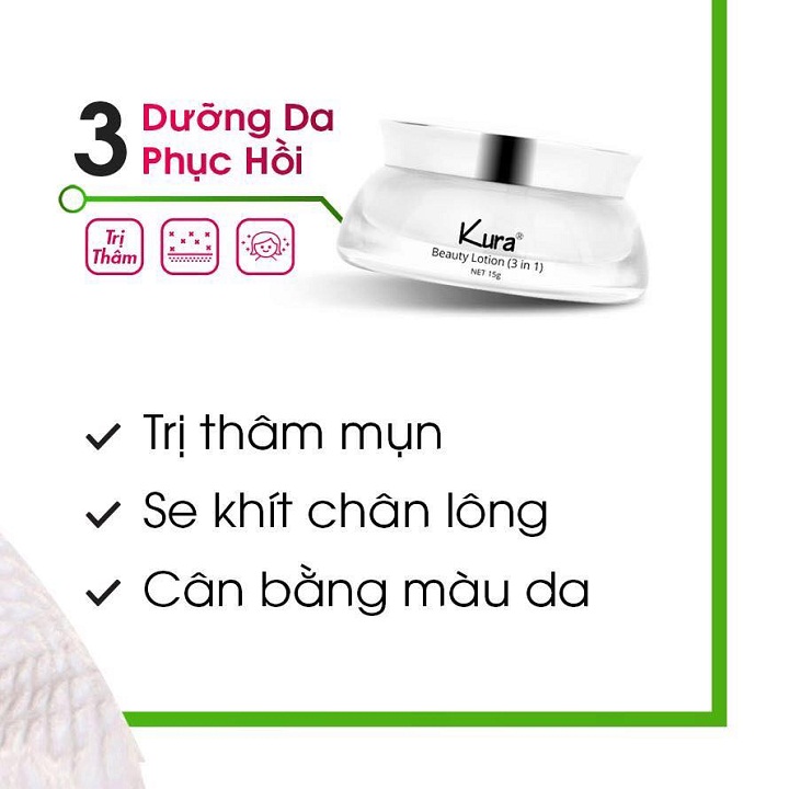 Kem dưỡng ngừa mụn Kura