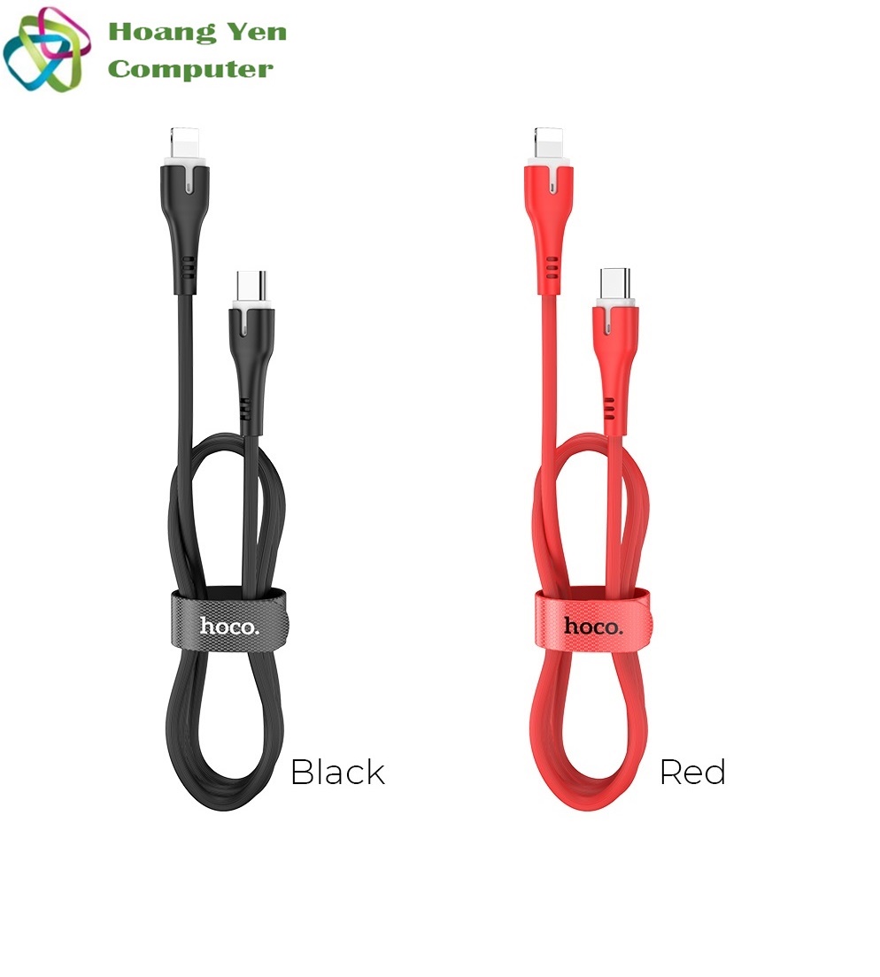 [HCM]Cáp Sạc Nhanh TYPE C - LIGHTNING Hoco X45 Dài 1M Dây Dù Cho IPhone IPad - BH 12 Tháng 1 đổi 1 (MÀU SẮC NGẪU NHIÊN) - Hoàng Yến Computer