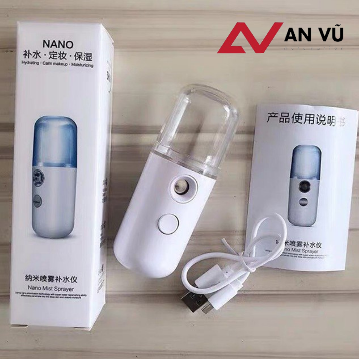 [HCM]MÁY XÔNG MẶT MINI - PHUN SƯƠNG NANO