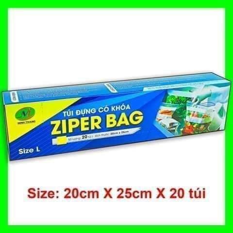 ‍♀️‍♀️Túi zip có khóa kéo/20 túi