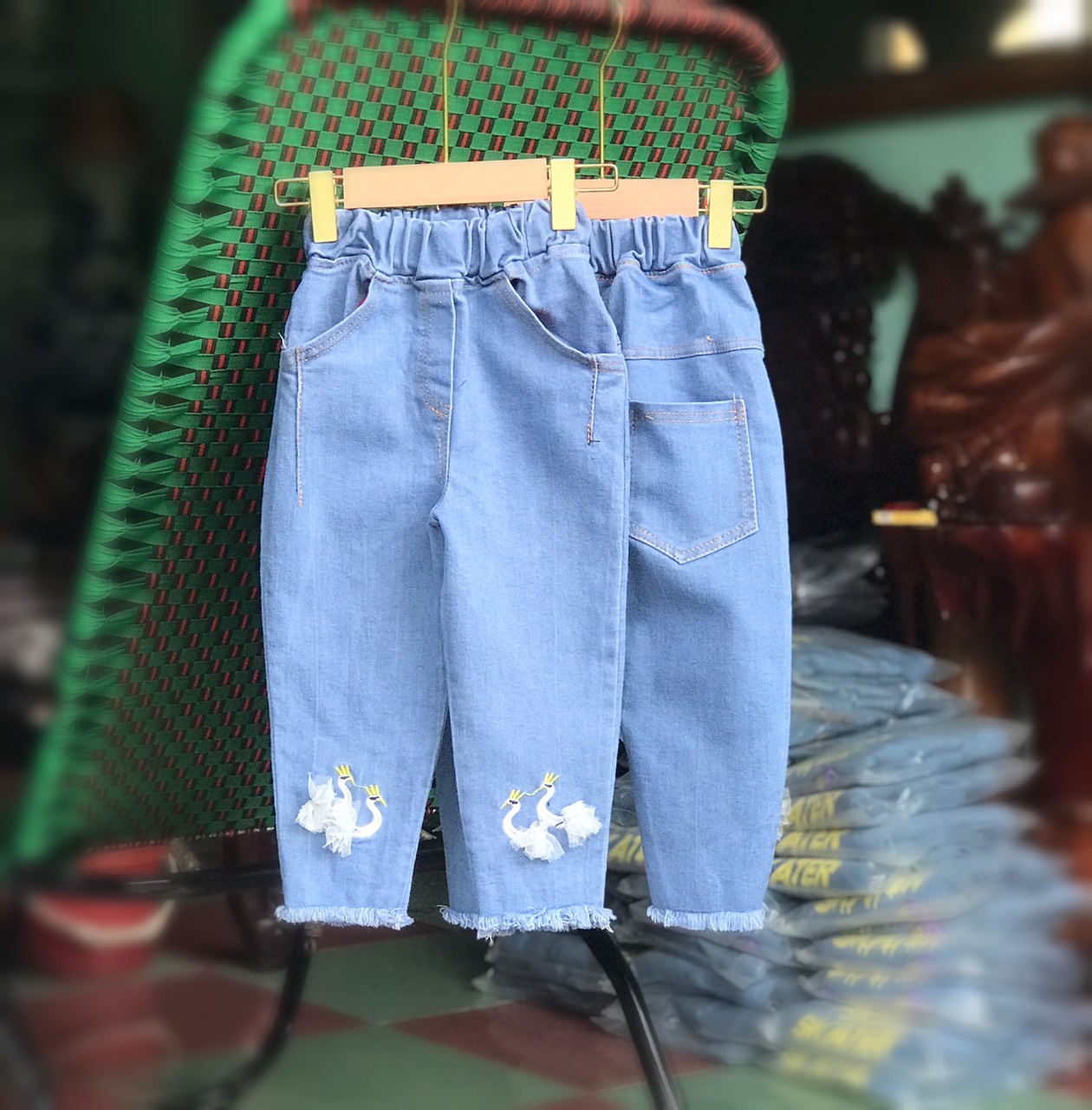 Quần jeans Thiên Nga cho bé 10-21kg