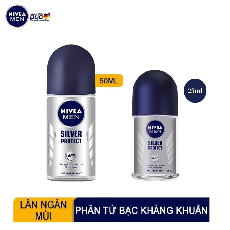 Nivea Men Silver Molecular Deodorant Roll-On (50 ml)