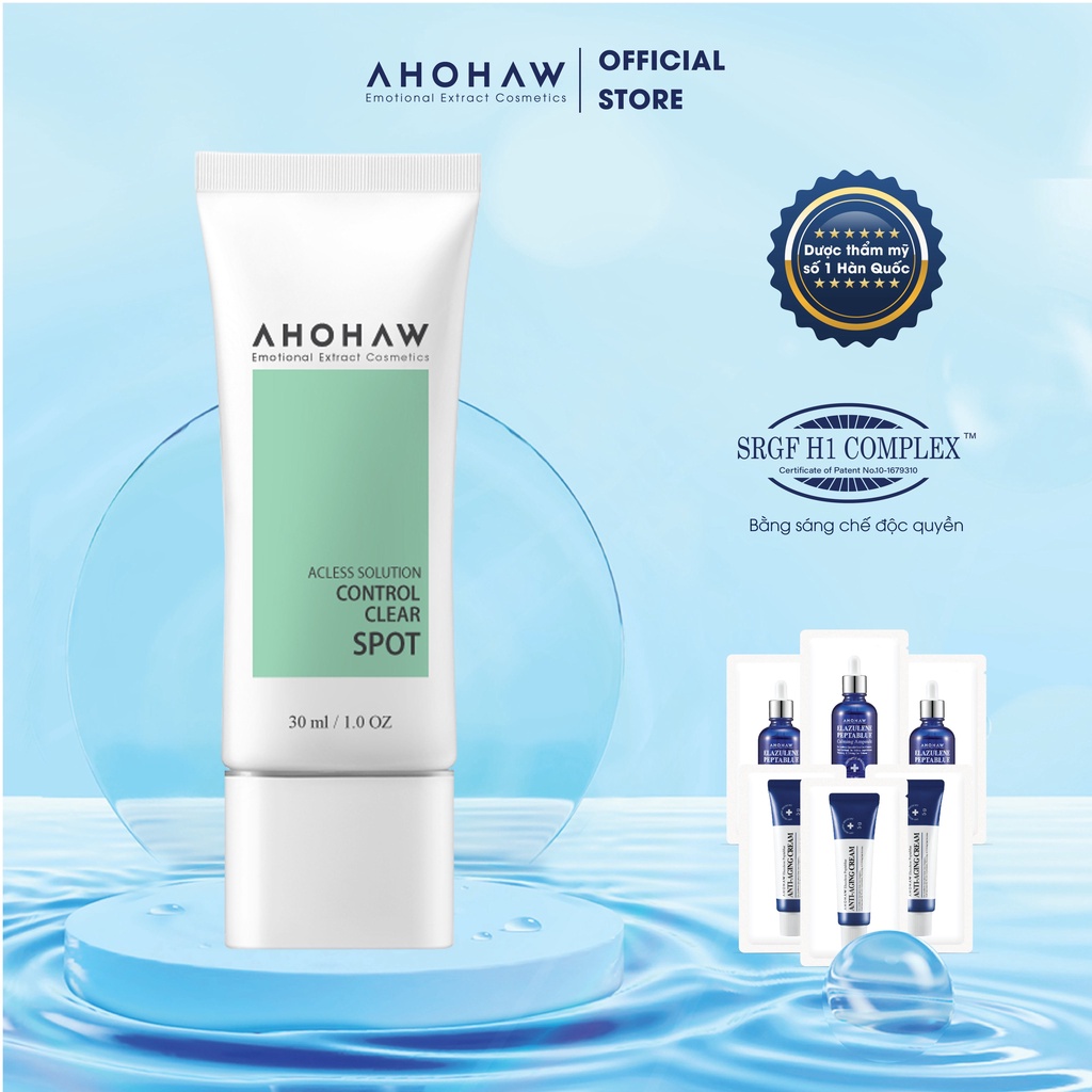 Tinh Chất Chấm Mụn Ahohaw Acless Solution ( 30ml ) - Hàng Chính Hãng
