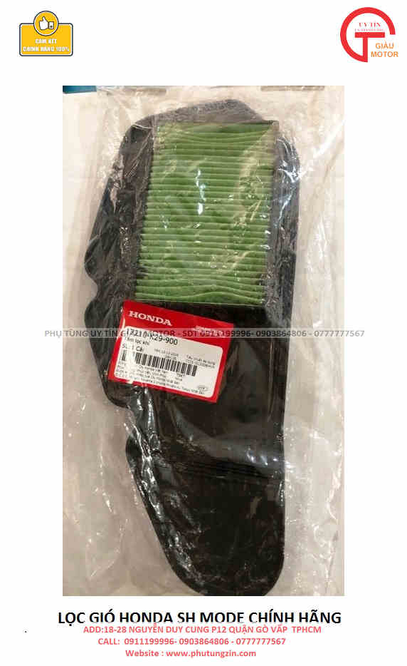 LỌC GIÓ HONDA SH MODE CHÍNH HÃNG