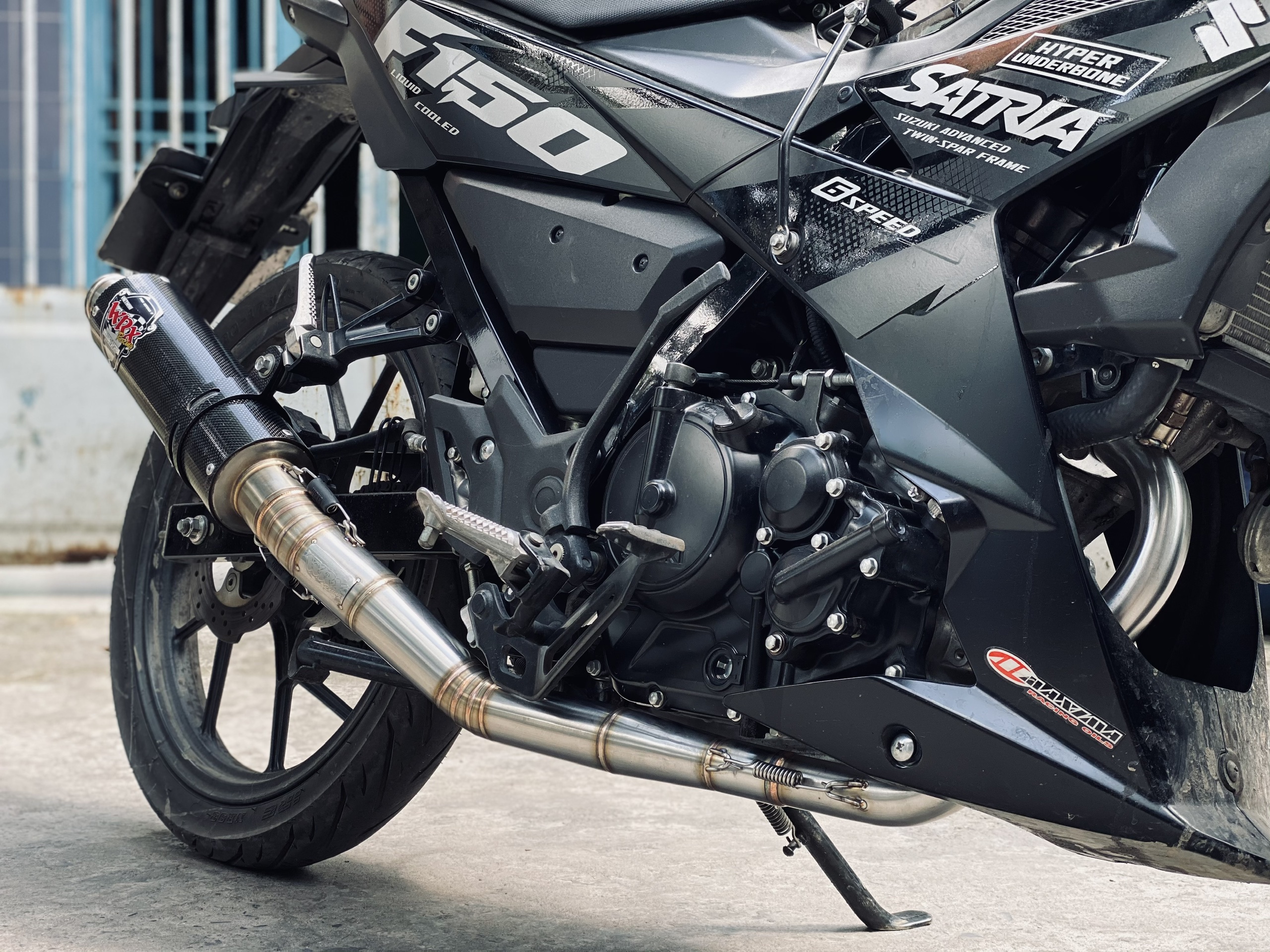 Cổ pô WRX Satria FI / Raider FI 32mm