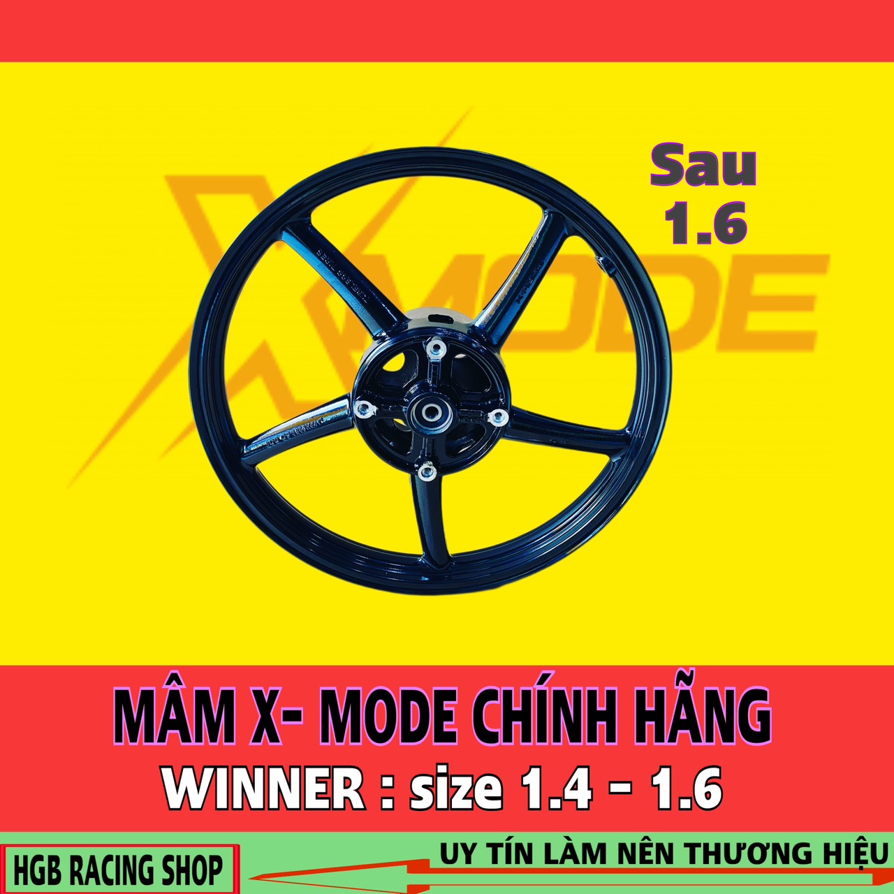 Mâm X - MODE 5 cây winner v1 size 1.4 - 1.6