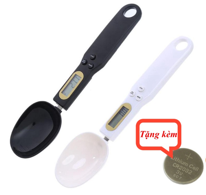 Cân nhà bếp dạng thìa muỗng 0.1-500, Muỗng cân điện tử tiểu ly cân bột làm bánh, đong gia vị, thực phẩm, Thìa đong định lượng điện tử giá rẻ, chất lượng