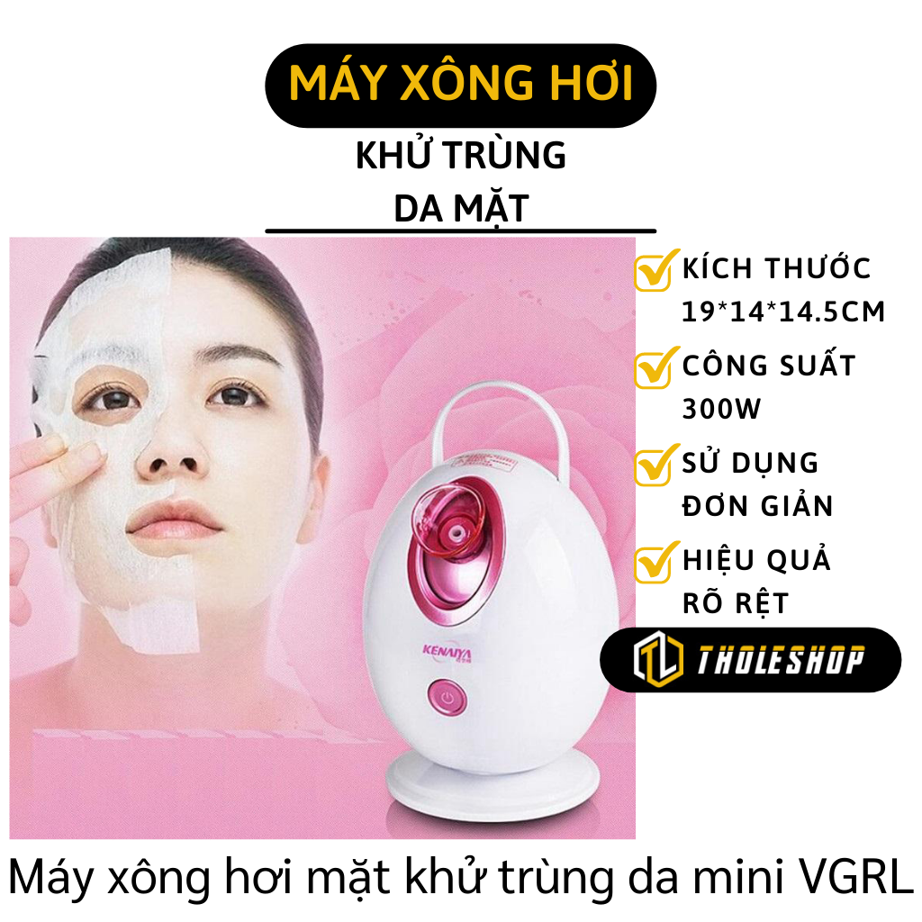 Máy xông mặt VGRL NTFS-528 - Máy xông hơi mặt, phun sương, xông tinh dầu tạo độ ẩm cho da, chất lượng như Spa - Máy xông mũi họng covid