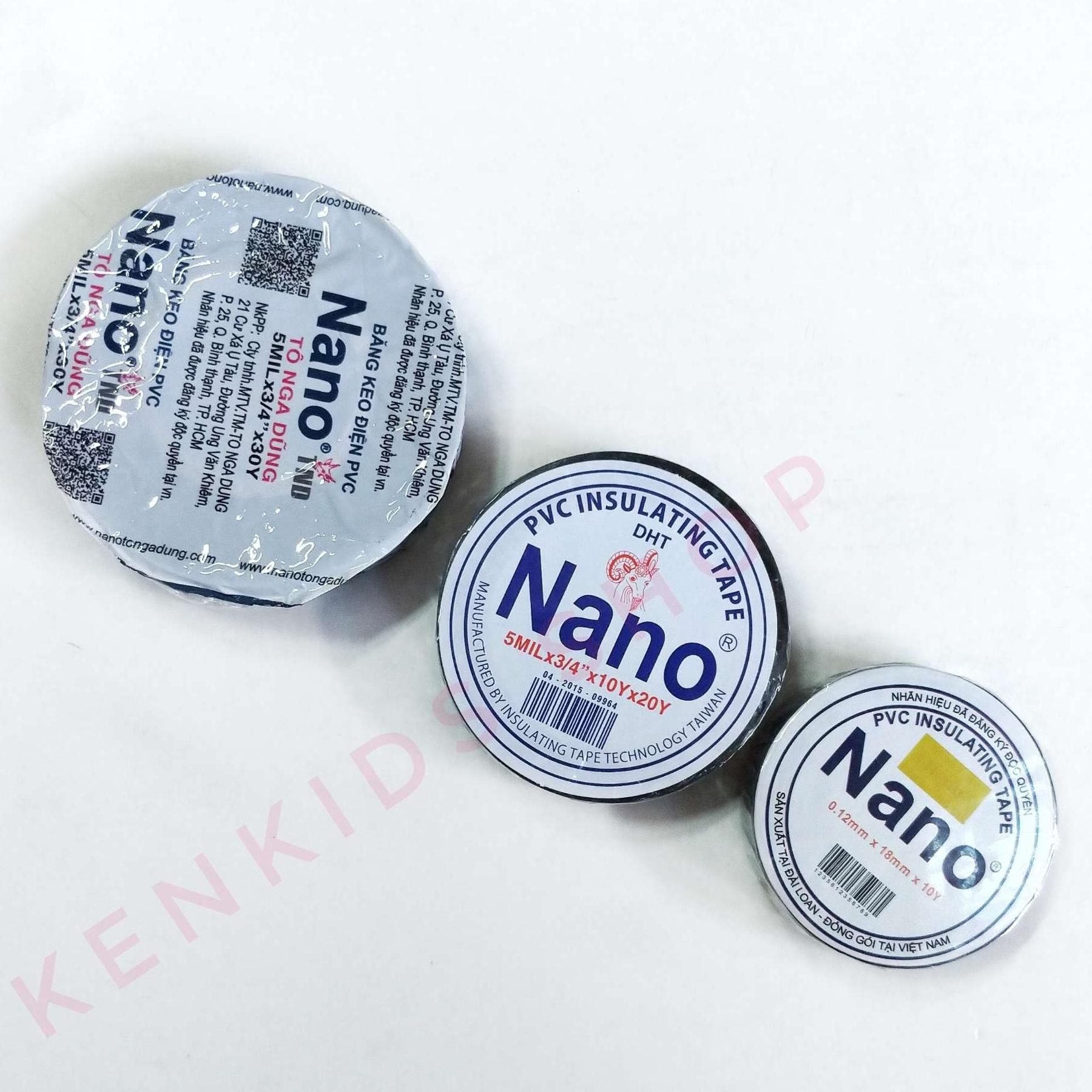 Băng keo điện đen cách điện nhỏ/ trung / lớn
